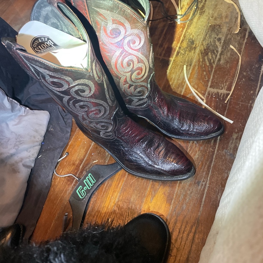 Dan Post Python Leather Cowboy Boots – Made in El… - image 1